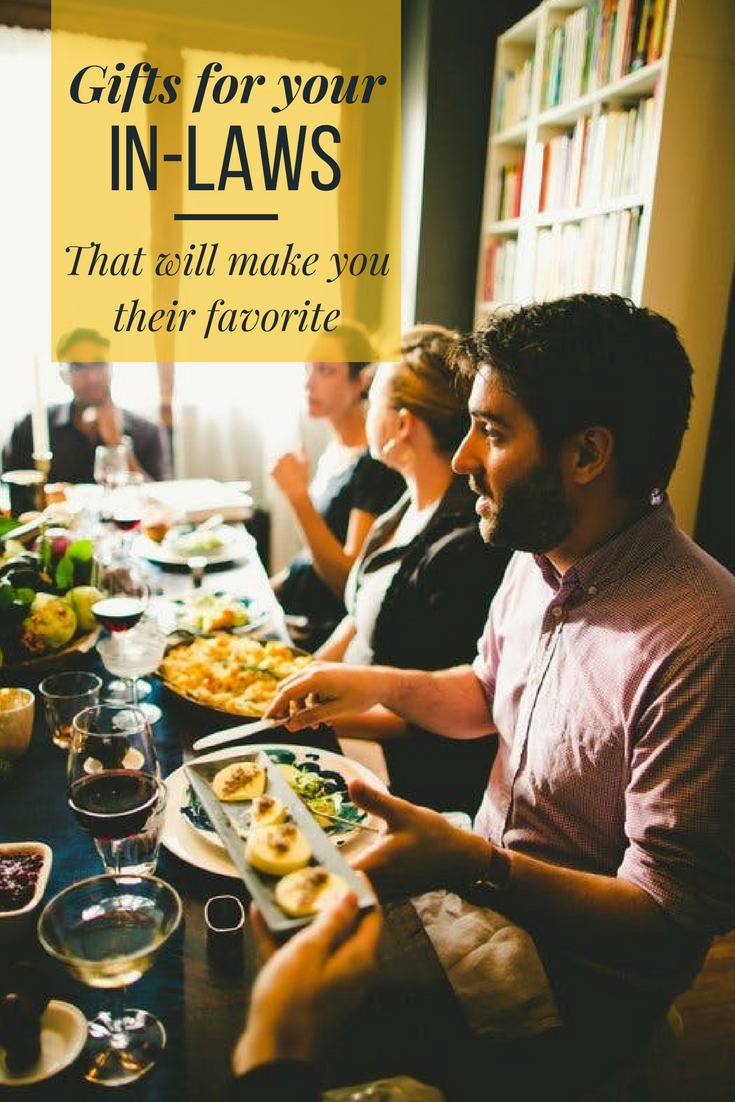 21 Gifts for the In-laws That Will Make You Their Favorite. Maybe you are lucky and got in-laws who adore you. Maybe you don't. Either way, finding the right gifts for in-laws is hard. Let us help.