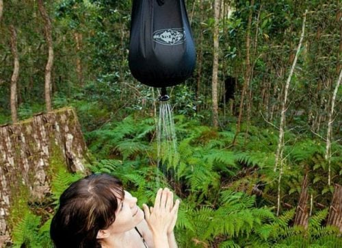 camping gifts potable shower