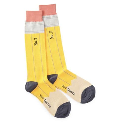 gifts for professors pencil socks
