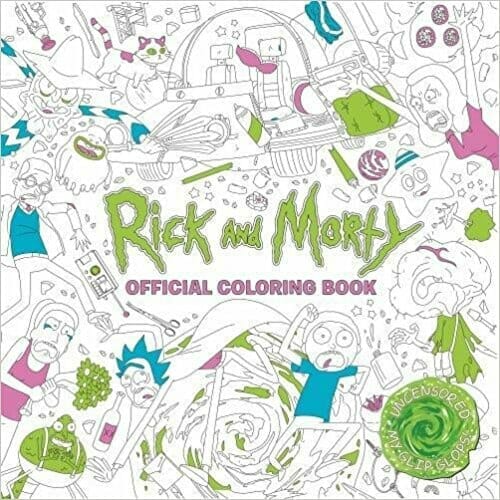 rick and morty merchandise coloring book