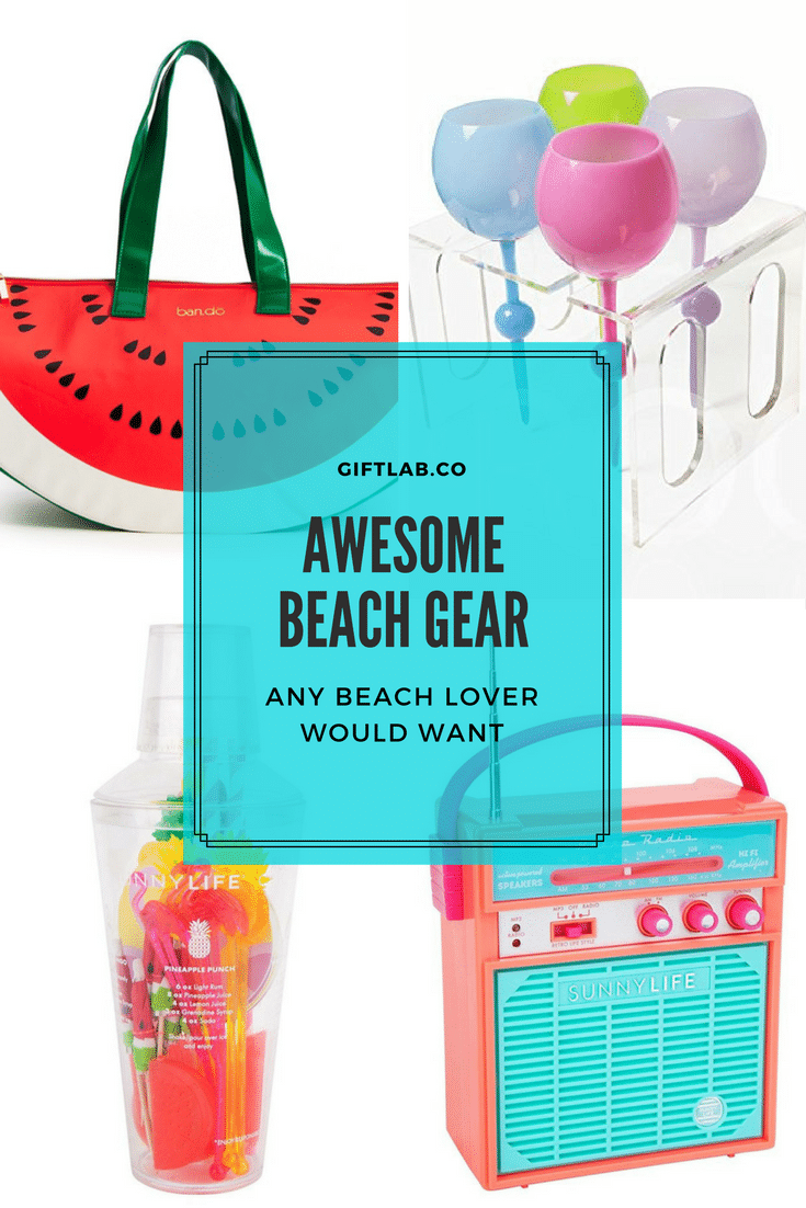 If you are looking for a gift for a person you always find where the sea and sand meet, these beach gifts will be right up their alley.