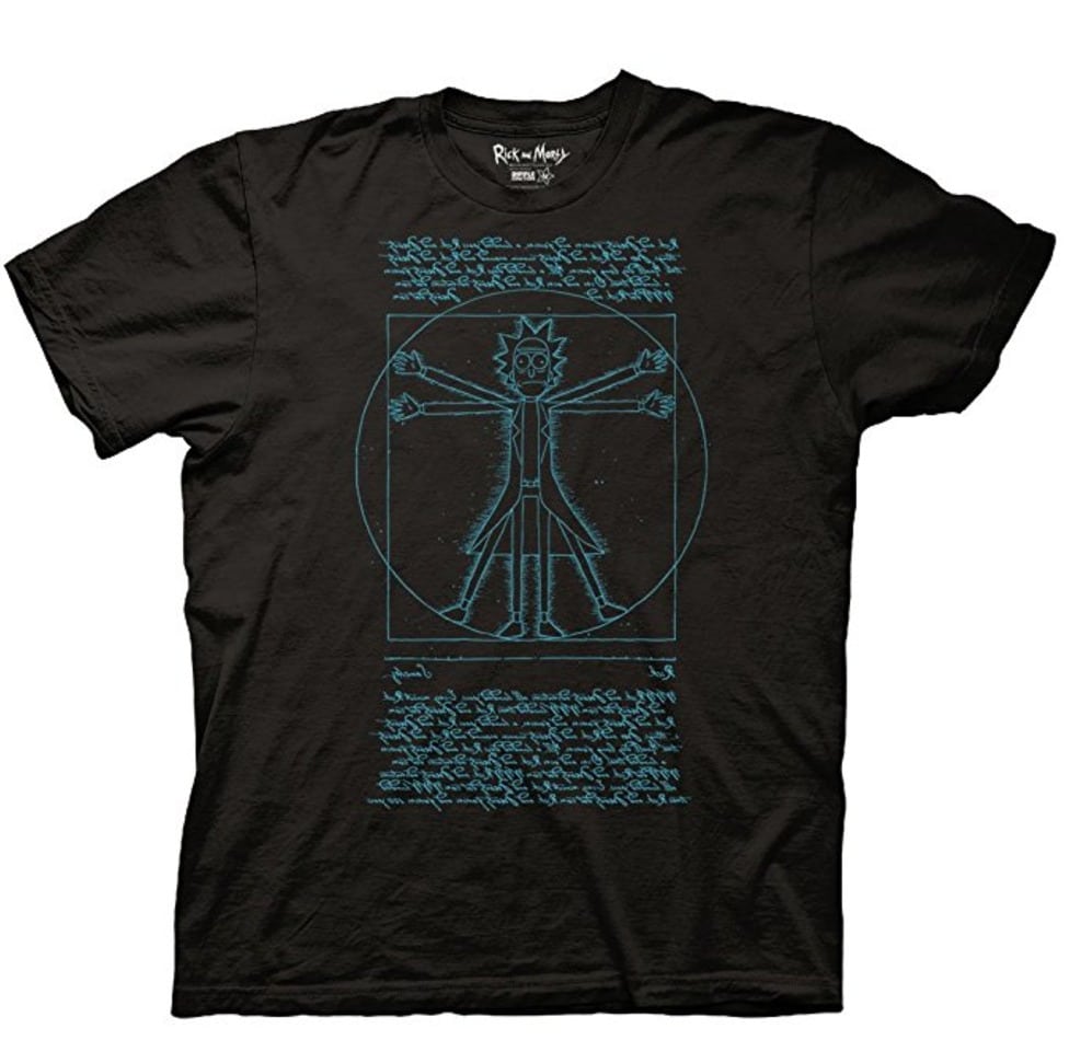 rick and morty marchandise tee rick