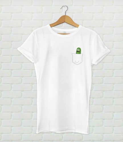 rick and morty merchandise pickle tee