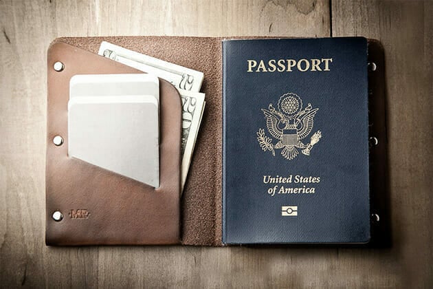 retirement gifts for men passport wallet