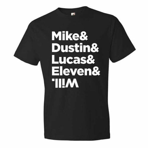 stranger things merchandise gifts boys tee