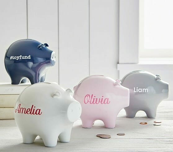 large piggy bank for kids