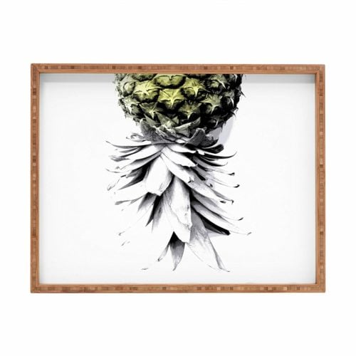 pineapple decor gifts serving tray