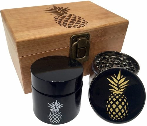 pineapple decor gifts stash box