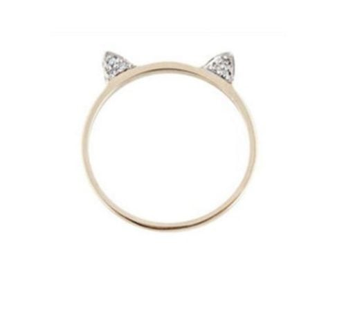 cat jewelry cat ear ring