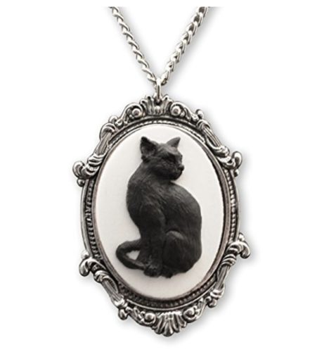 cat jewelry cameo