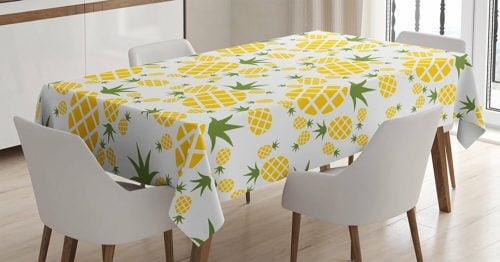 pineapple decor gifts table cloth