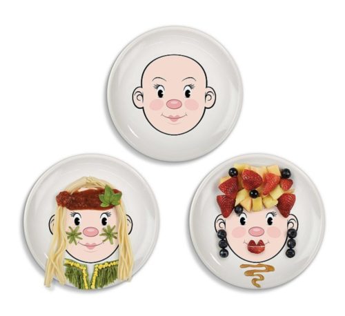 gifts for girls food face plate
