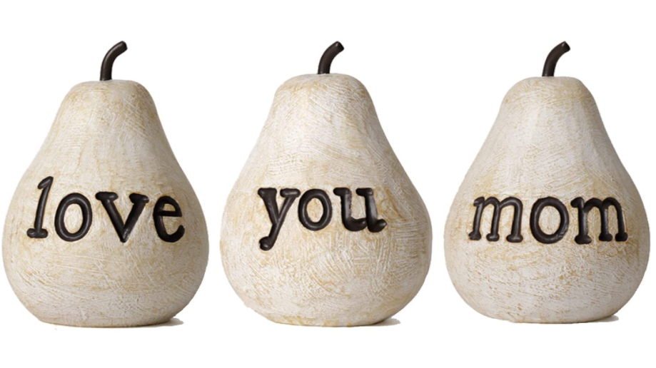 gifts-for-mom-pear-sculptures