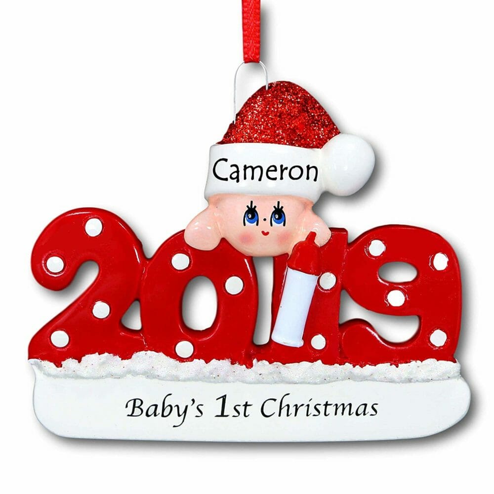 18 Adorable Baby's First Christmas Keepsake Ornaments in 2024 giftlab