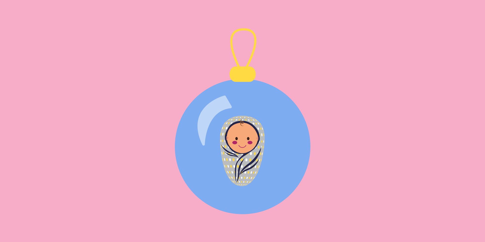 baby's first Christmas ornaments