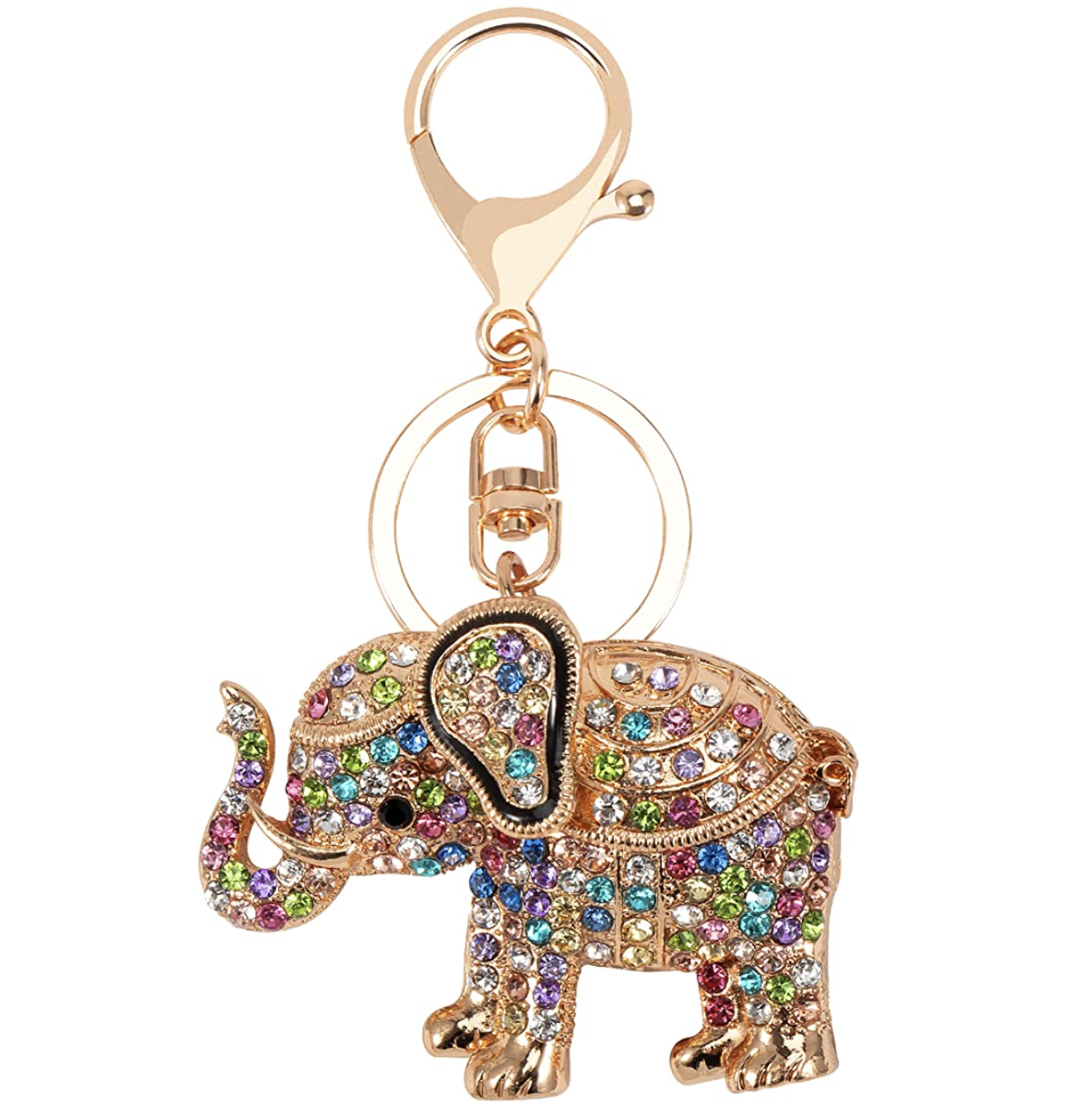 KEEP CALM AND LOVE ELEPHANTS Keyring Xmas Gift Idea 