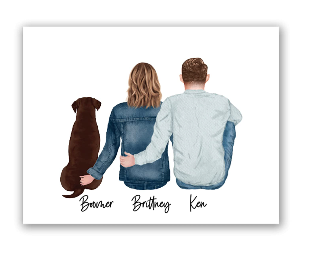 gifts-for-mother-in-law-illustrated-family-portrait
