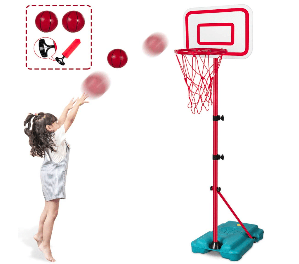basketball-gifts-kids-adjustable-hoop