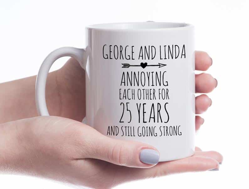 Annoying Each Other And Still Going Strong - Personalized Ceramic Coff