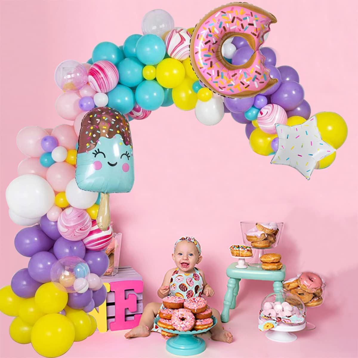 donut-themed-party-balloons