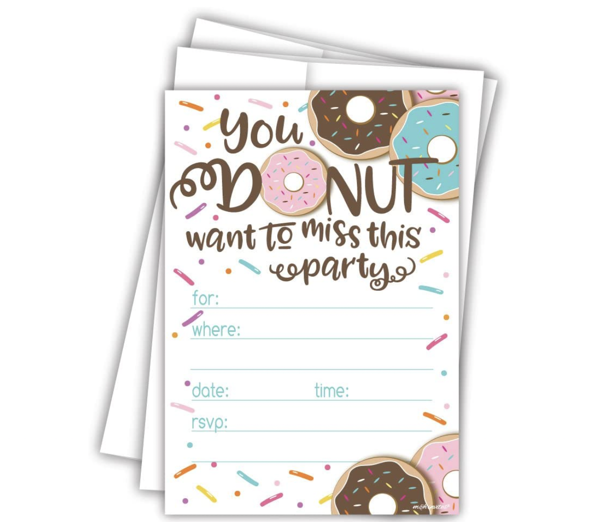 donut-themed-party-invitations