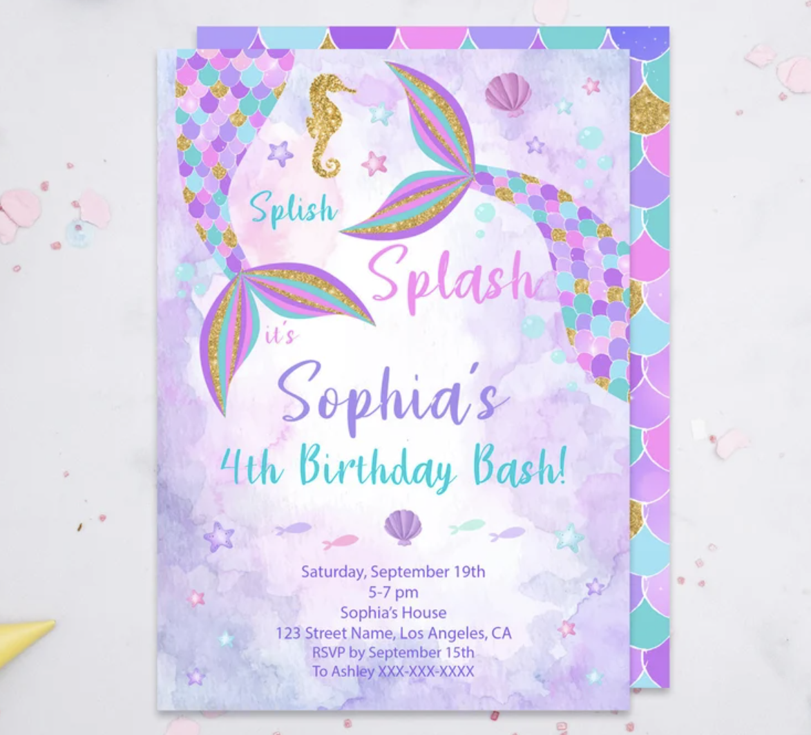 mermaid-birthday-party-invites