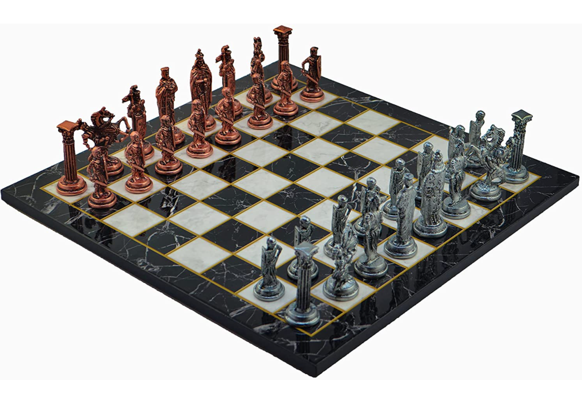 chess-sets-black-marble-metal