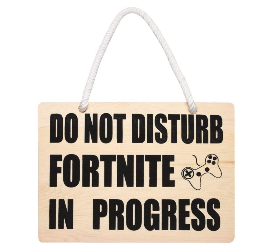 3D Printed Do Not Disturb Fortnite Themed Sign Large version 