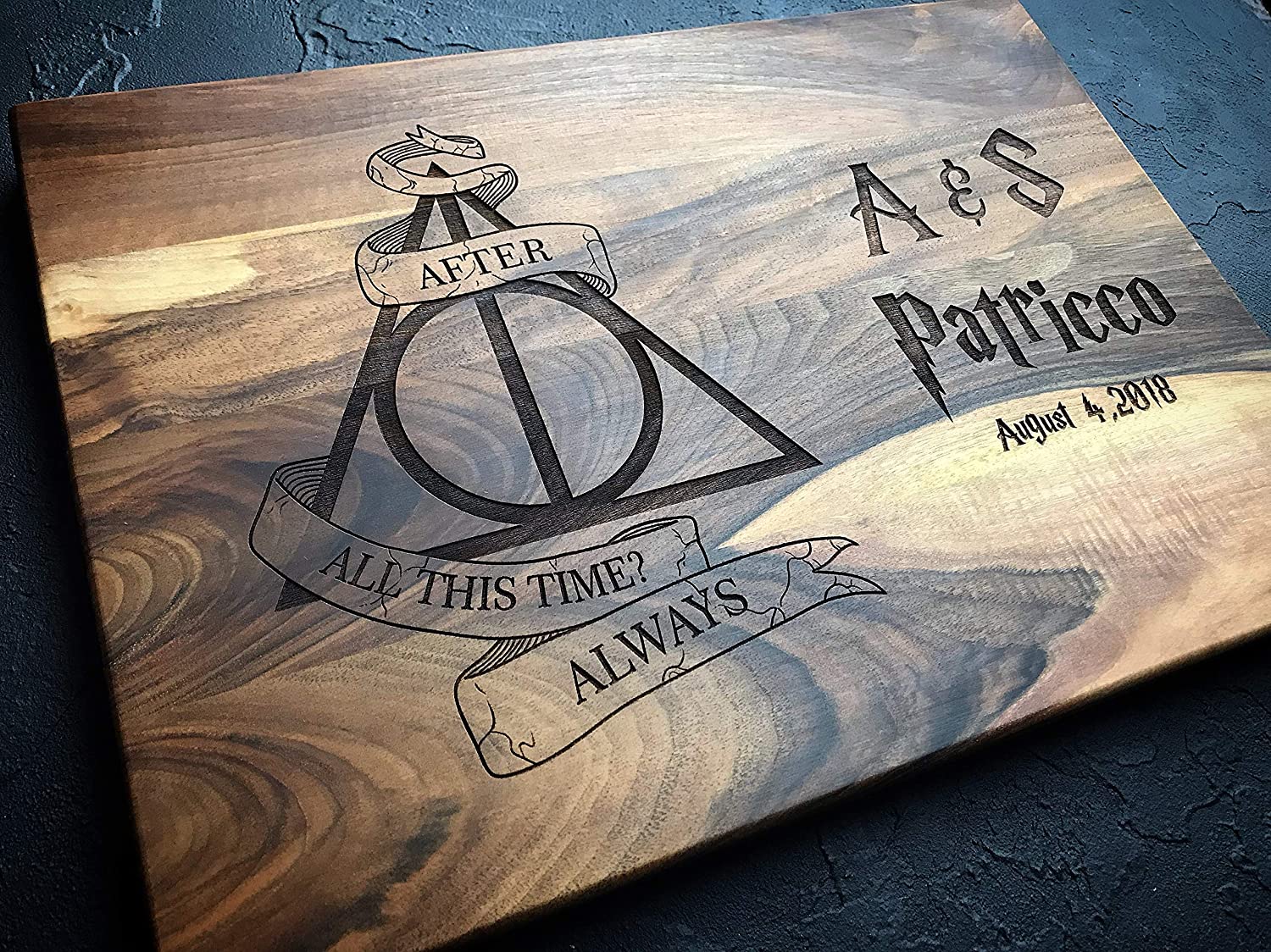 Wedding gift trinket box Harry Potter inspired After all this time Always 