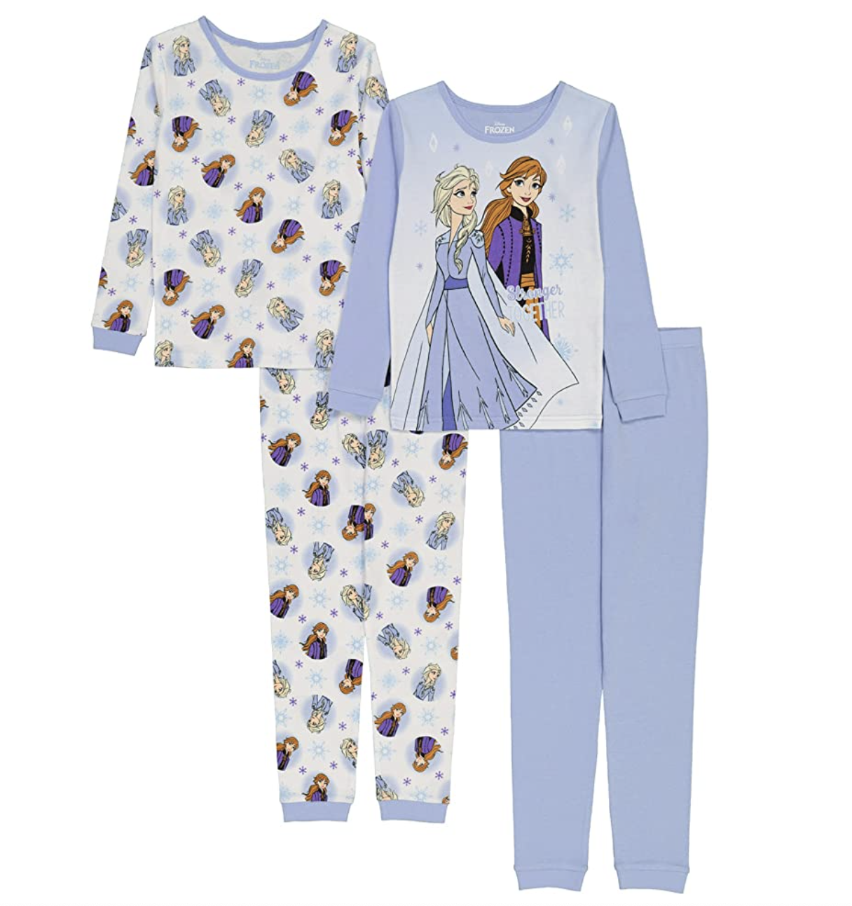 Children's Snowman Olaf Totally Chilled Girls Frozen Christmas Pyjamas Suit Set 