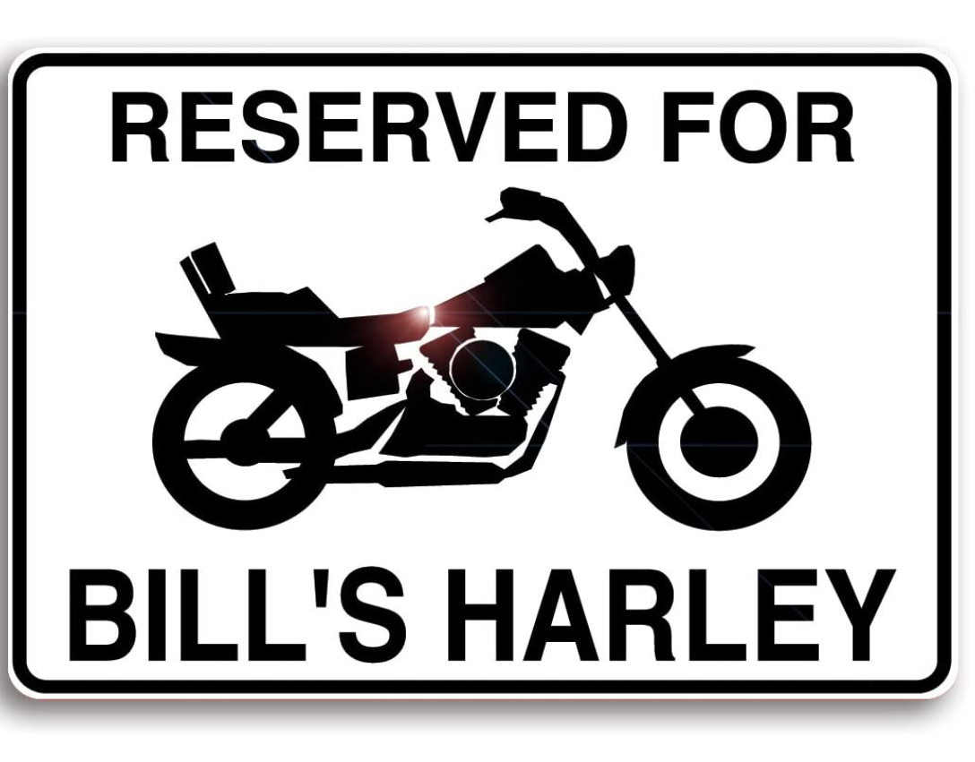 harley-gifts-parking-sign