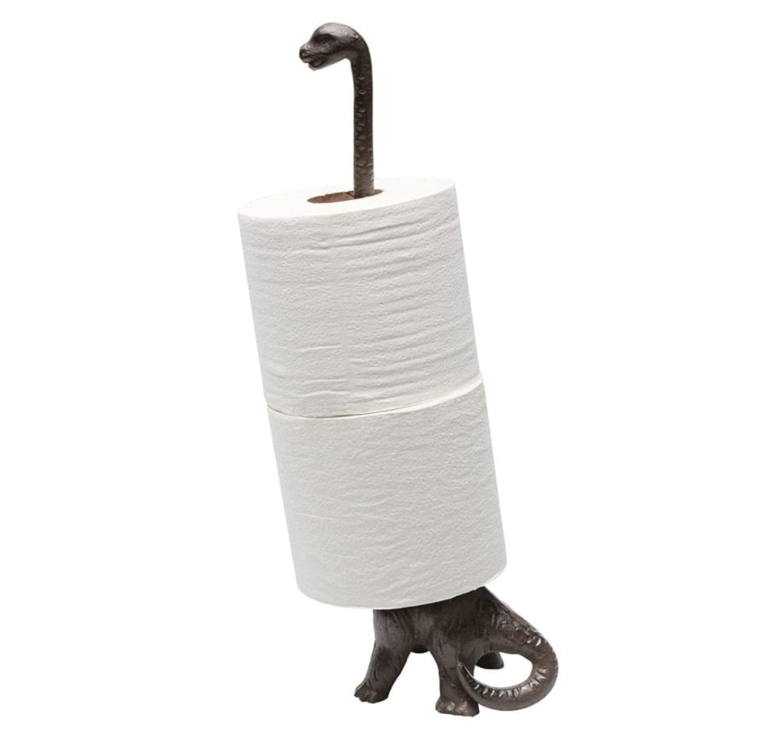 iron-anniversary-gifts-for-him-dinosaur-toilet-paper-holder