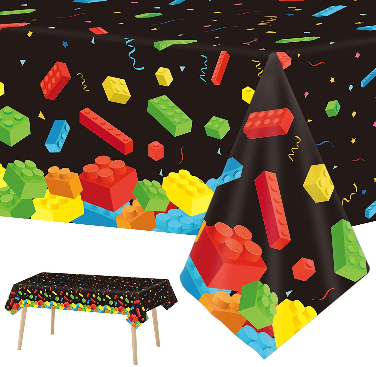 lego-party-ideas-tablecloth