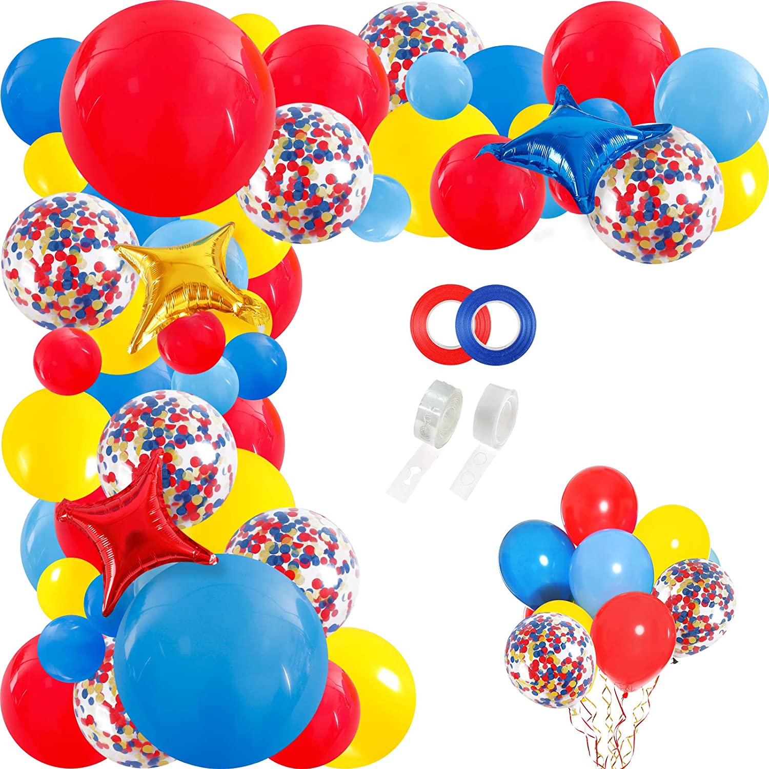 life's-a-circus-enjoy-the-party-balloon-arch