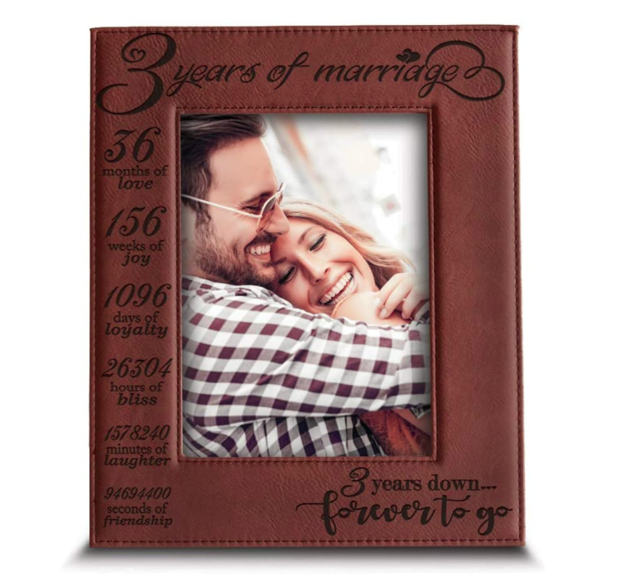 3rd-anniversary-gifts-for-him-leather-pictureframe
