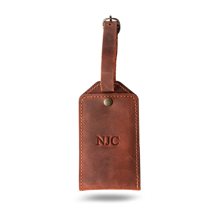 3rd-anniversary-gifts-for-him-leather-luggage-tags