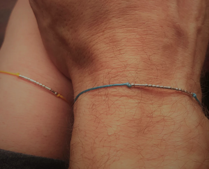 one-month-anniversary-gifts-for-him-morse-code-bracelets
