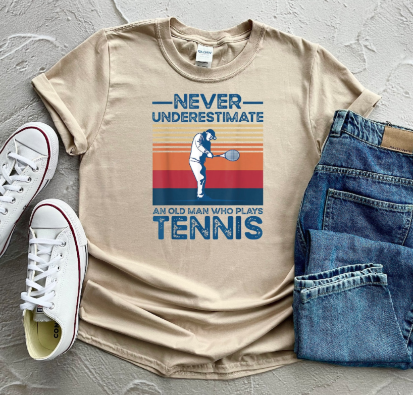 tennis-gifts-old-man-t-shirt