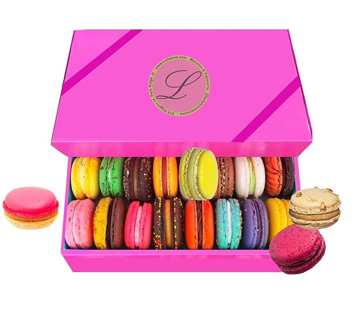 easter-gifts-for-adults-wine-macarons