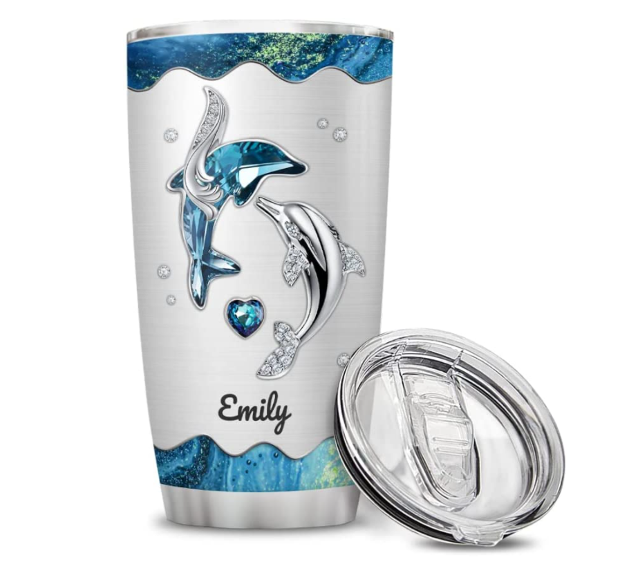 dolphin-gifts-travel-tumbler