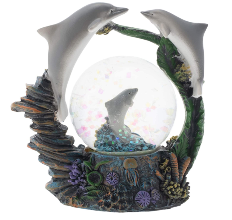 dolphin-gifts-coral-reef-globe