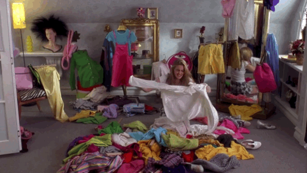 cleaning out your closet
