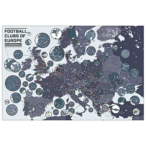 Pop Chart Football Clubs of Europe